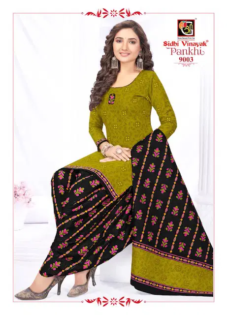 Pankhi Vol 9 By Siddhi Vinayak Printed Cotton Dress Material Wholesalers In Delhi